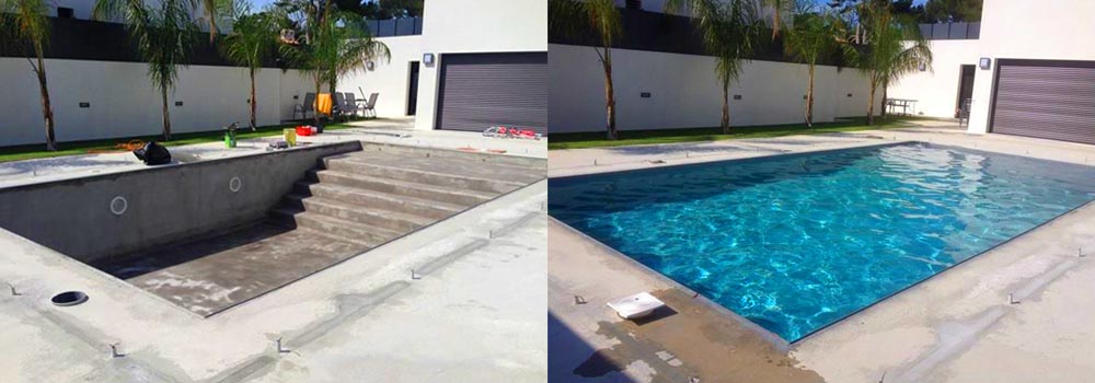 aquapolyester piscine béton avant travaux 8